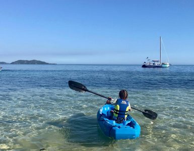 Kayaking in Fiji, best things to do in Fiji with kids