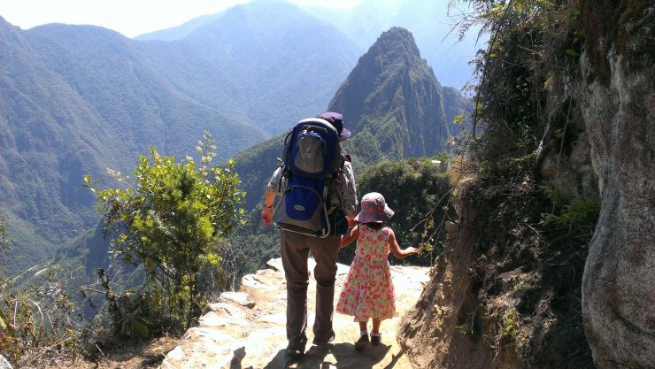 HIking Machu Picchu with kids