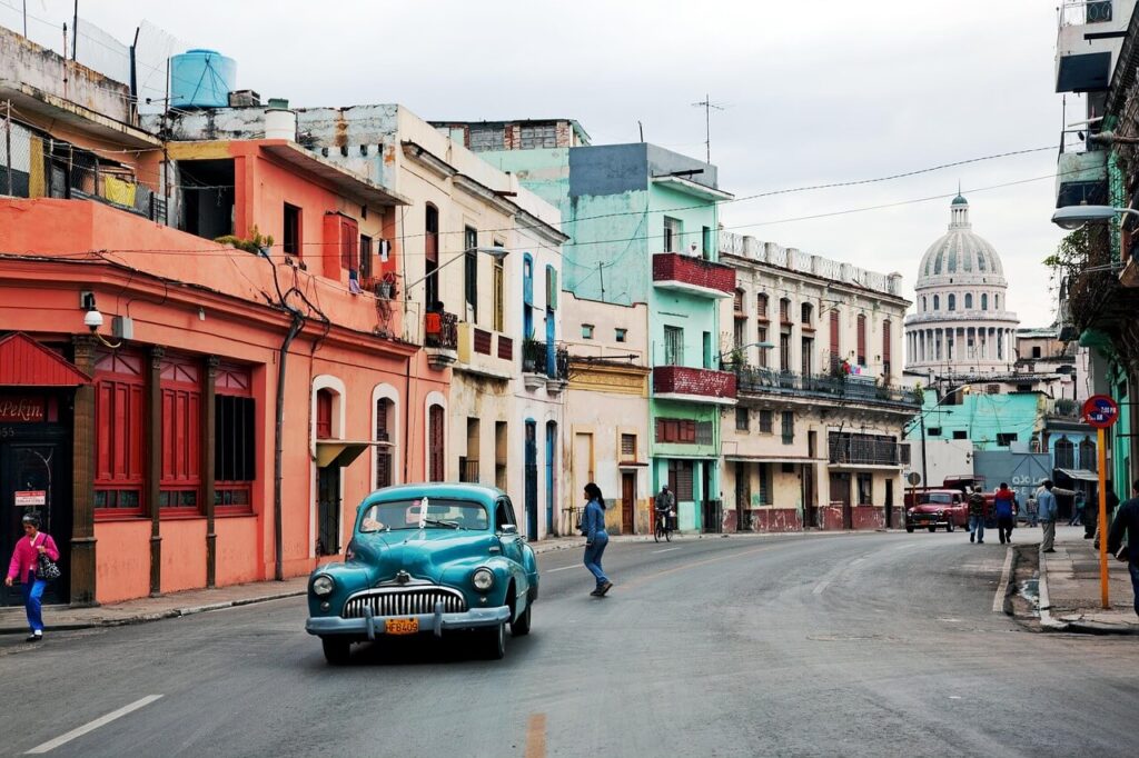 colorful streets of cuba