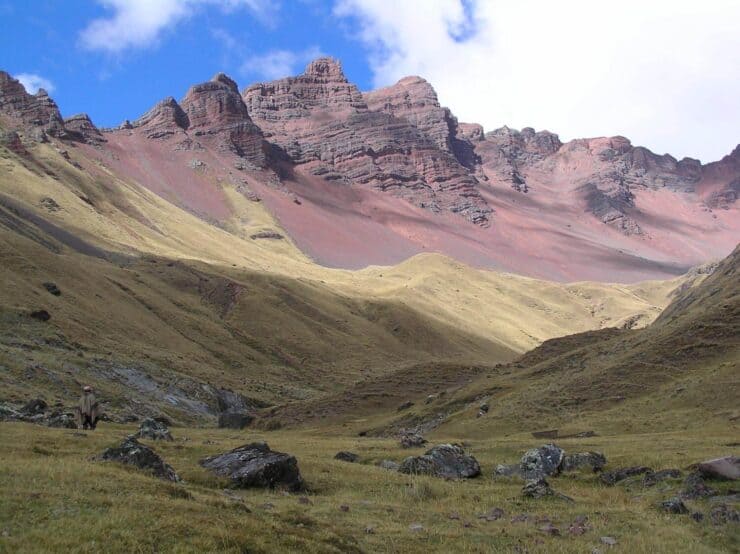 rainbow mountain landscape