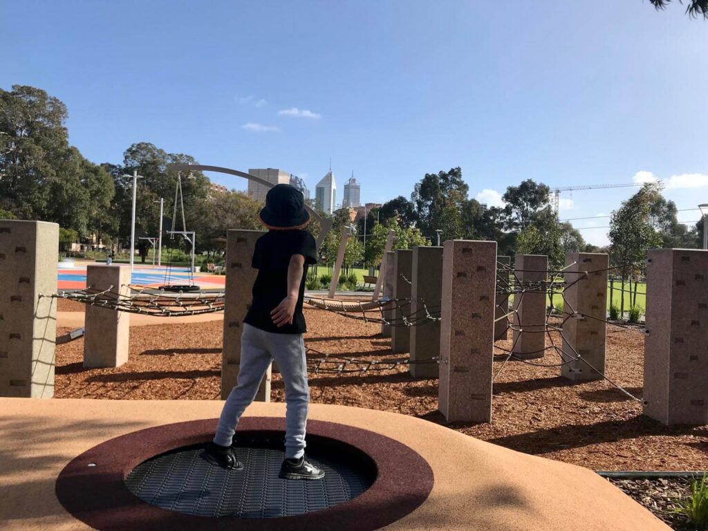 Play Areas in the New Wellington Square Playground