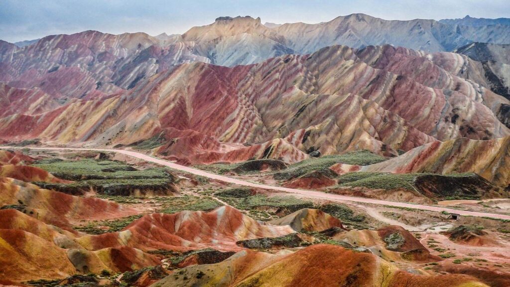 Rainbow Mountains of China Rainbow Mountains of China
