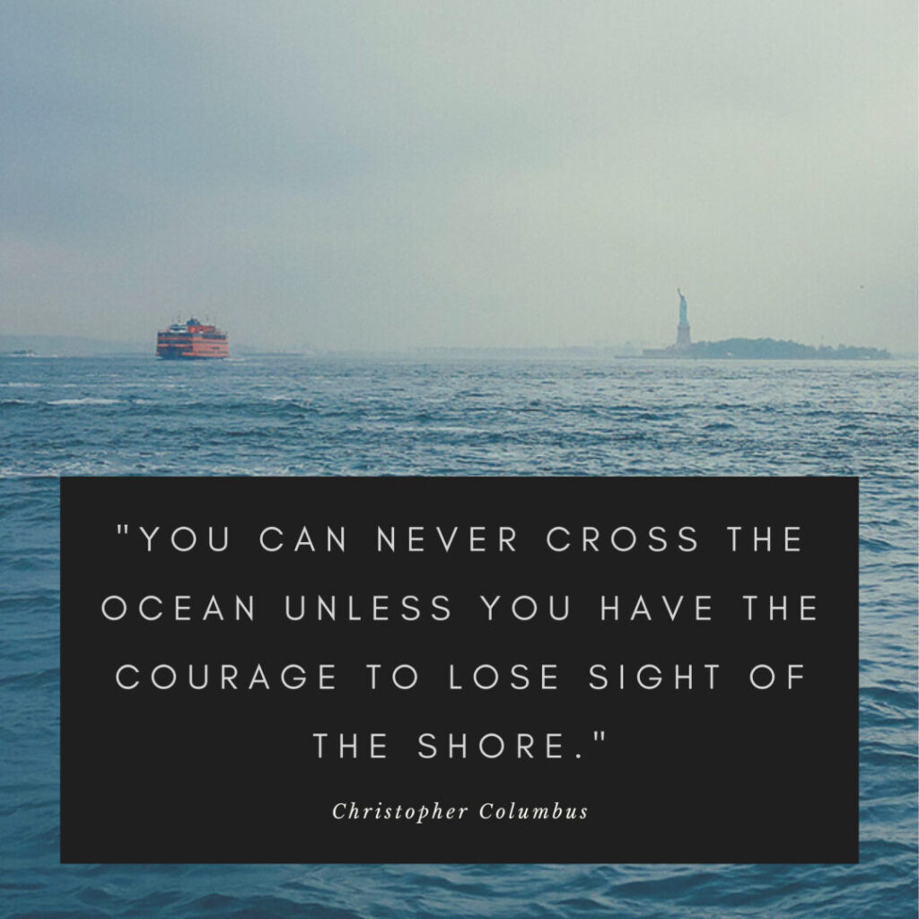 adventure quote Christopher Columbus