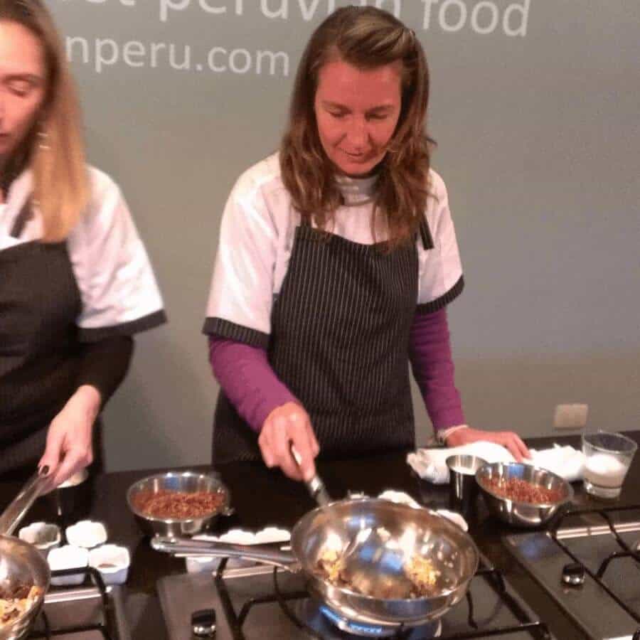 cooking class in peru
