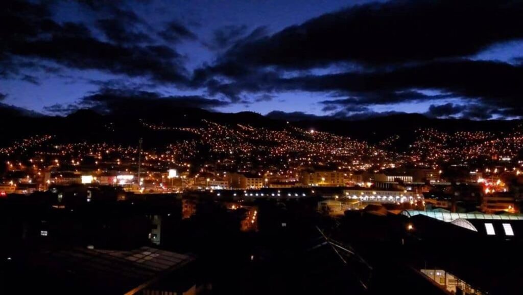 cusco at night