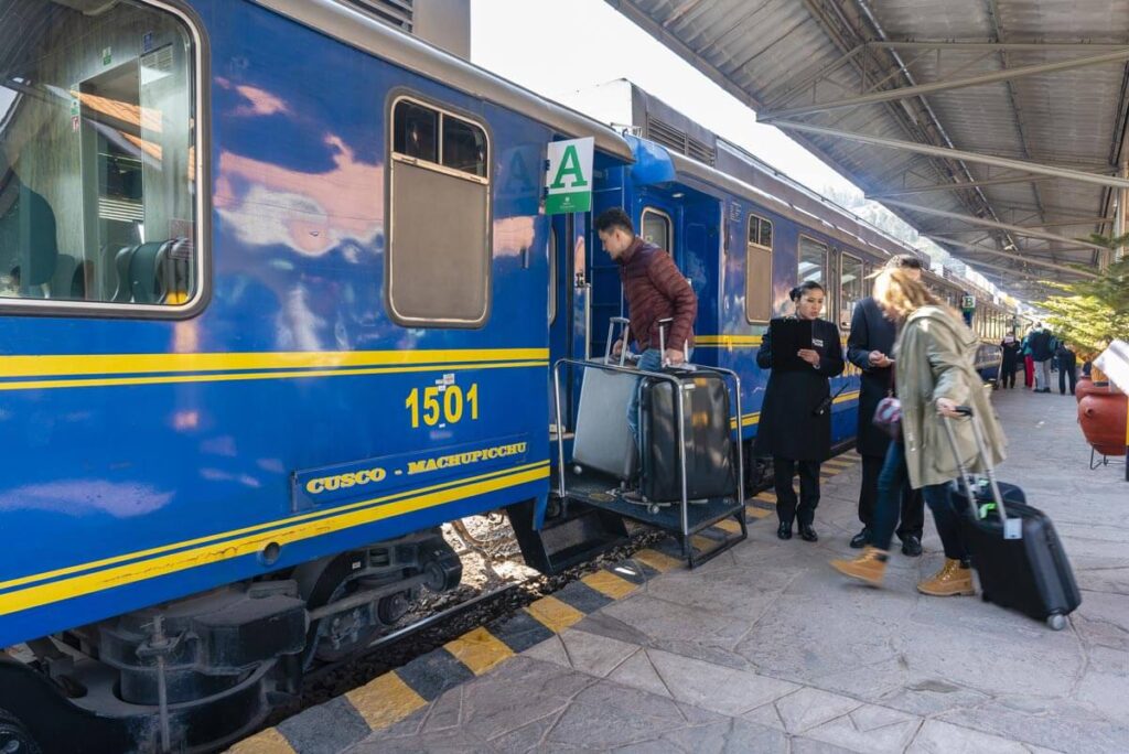 train to Machu Picchu in Peru