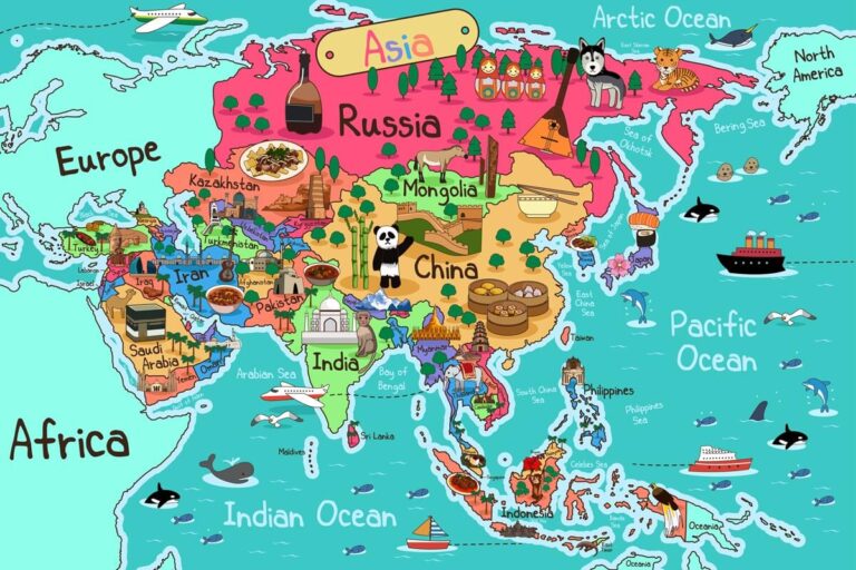 34 Awesome Fun Facts about Asia for Kids - A World of Travels with Kids