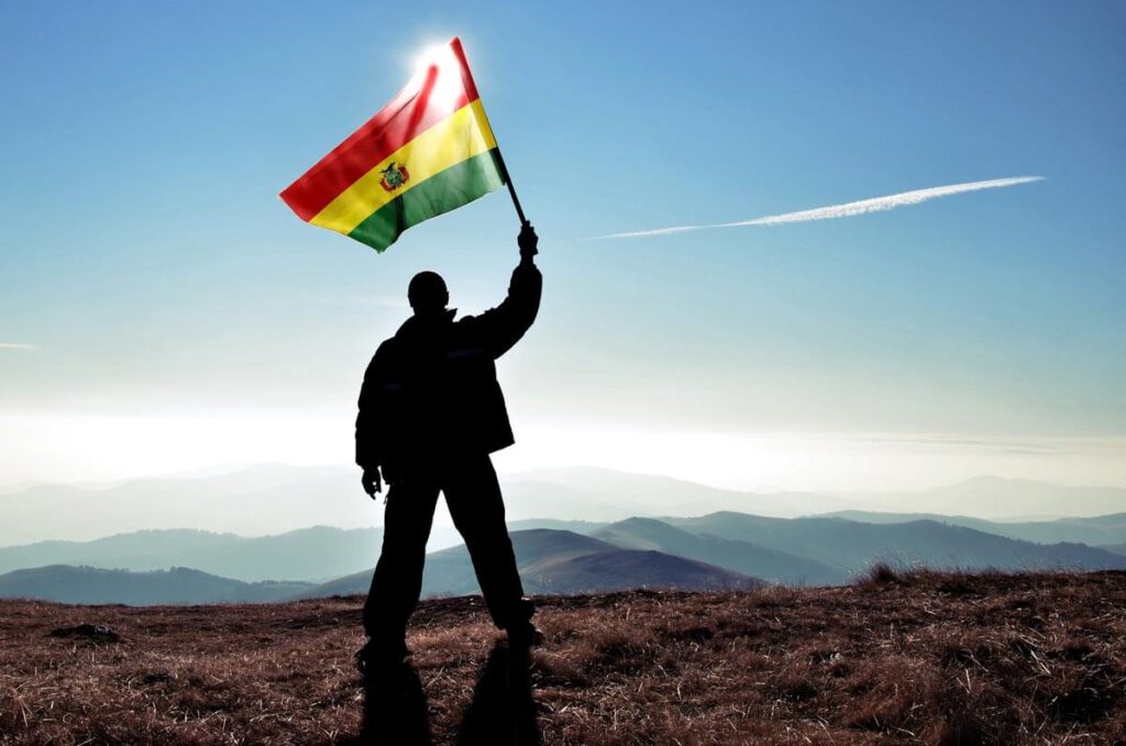 bolivia, bolivian flag, south america and safety