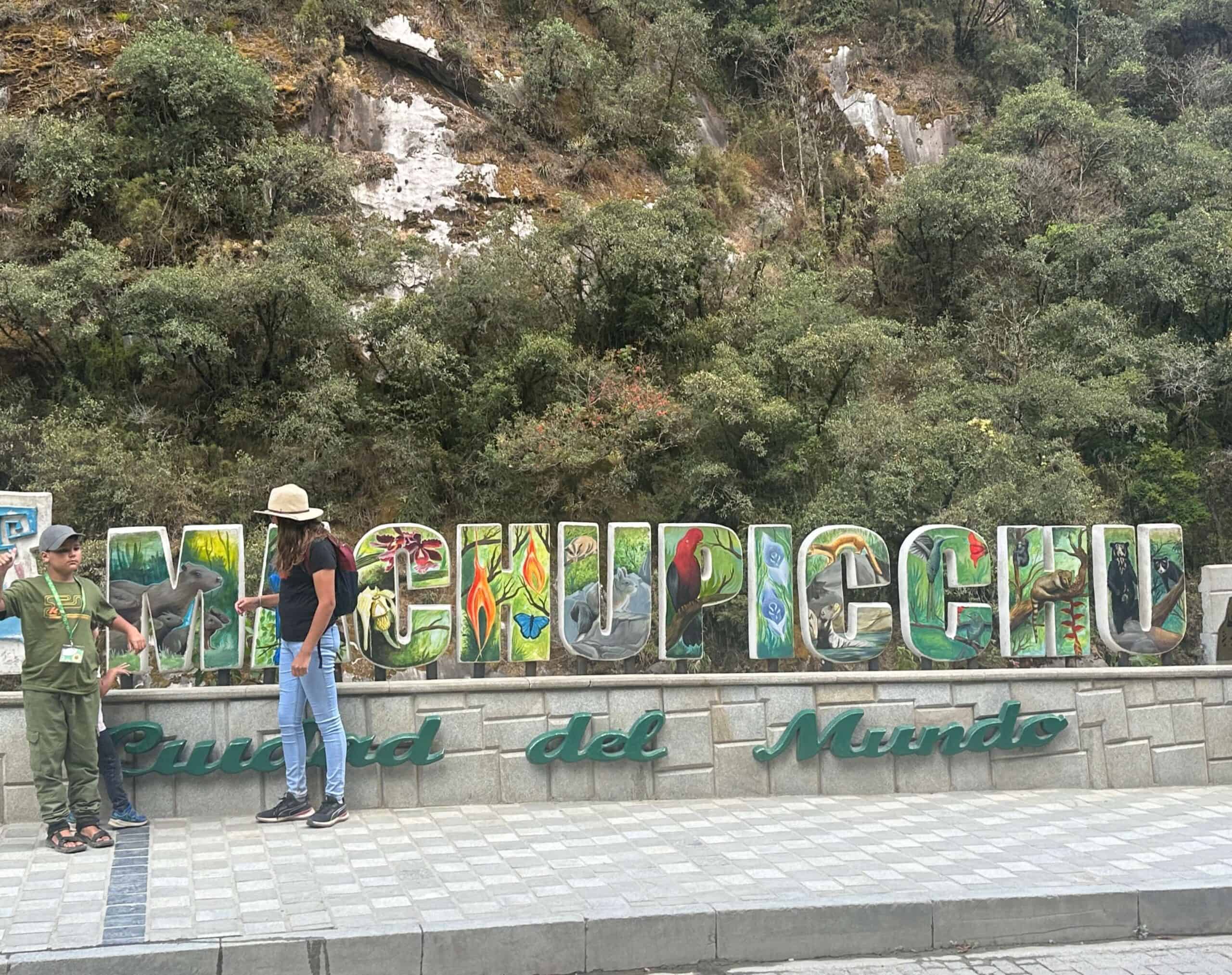 aguas calientes visit with the family