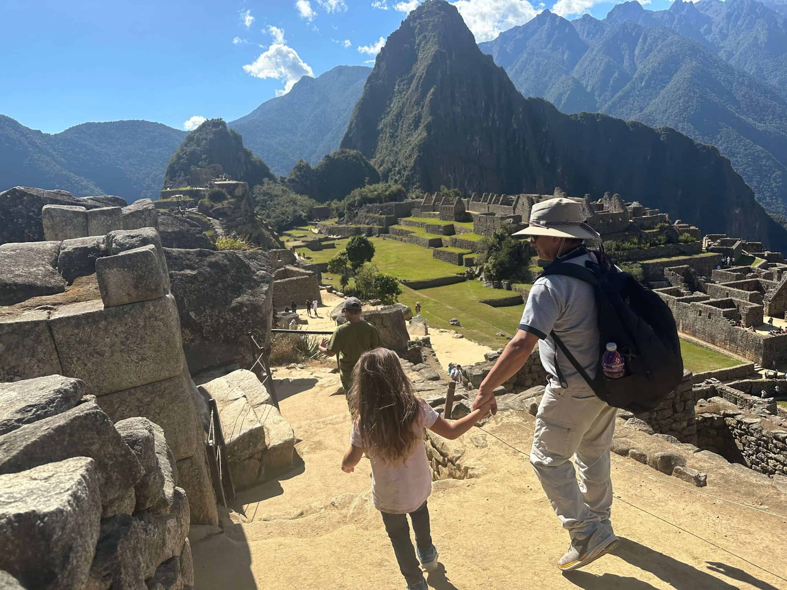 machu picchu on a beautiful sunny day