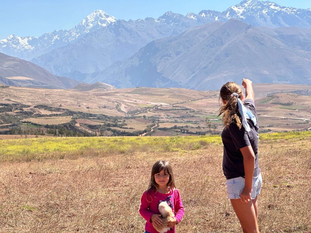sacred valley with kids
