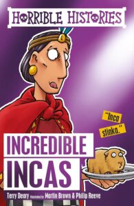 horrible histories, book about the icnas