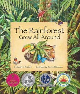 the rainforest grew all around - peru book